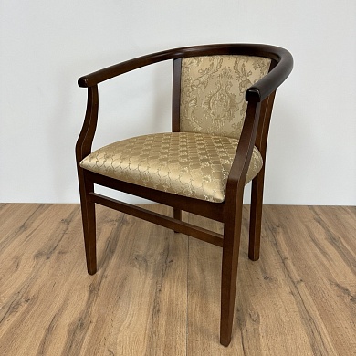 Кресло Капри-6 600 х 590 х 790 мм / тон 24 / сп Caledonia mocca / сид Caledonia diamond mocca мебель