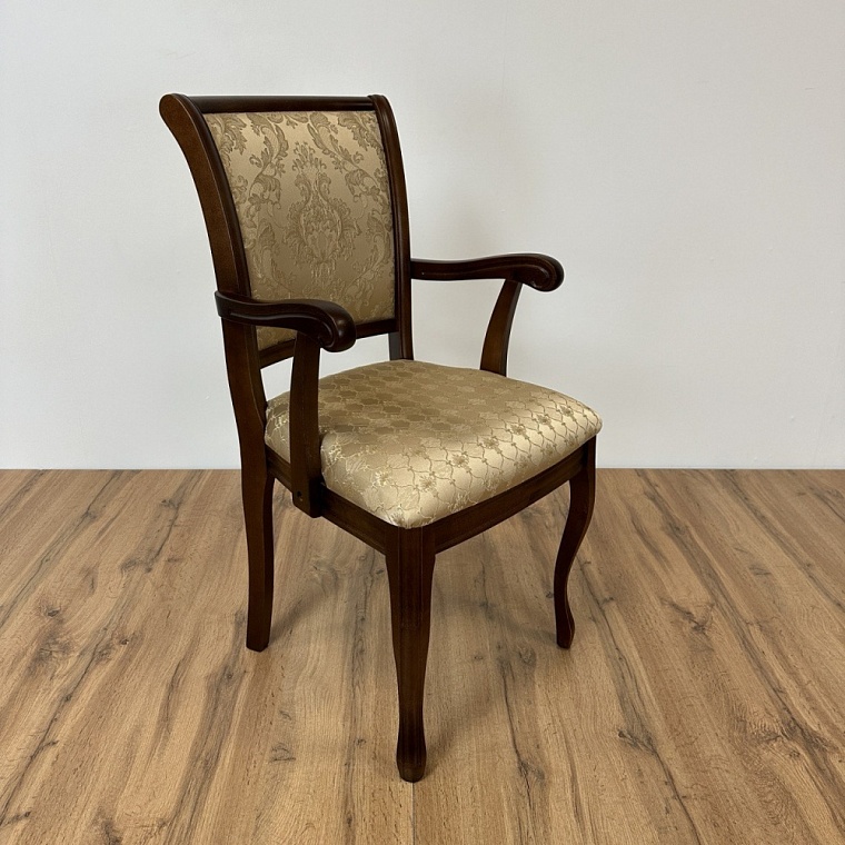 Кресло Кабриоль-14 500 х 560 х 940 / тон 10 / сп Caledonia mocca / сид Caledonia diamond mocca