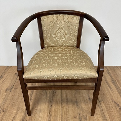Кресло Капри-6 600 х 590 х 790 мм / тон 24 / сп Caledonia mocca / сид Caledonia diamond mocca мебель