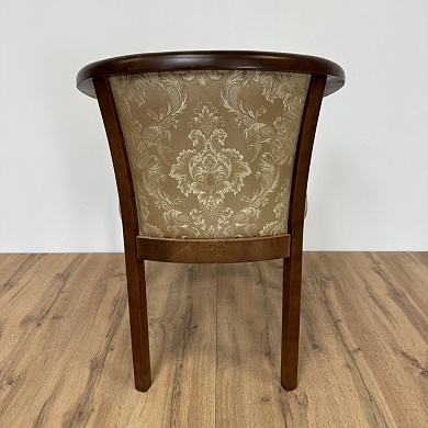 Кресло Капри-6 600 х 590 х 790 мм / тон 24 / сп Caledonia mocca / сид Caledonia diamond mocca мебель
