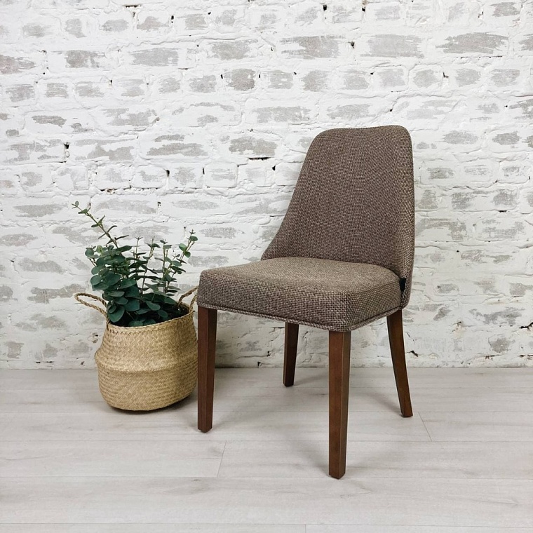 Стул  610*480*870  (А. SCANDINAVIA brown wood / Бук / Тон-4 (Старинный орех))