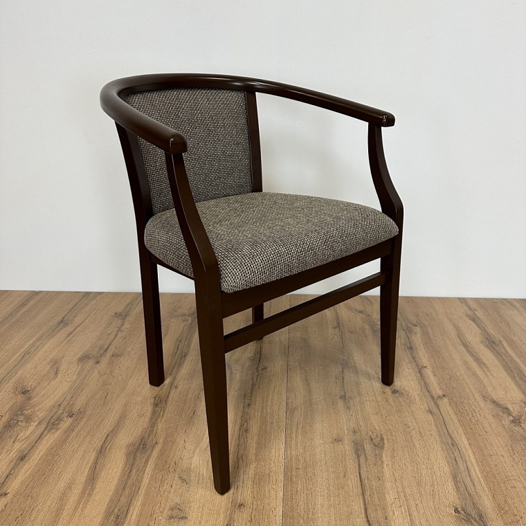 Кресло Капри-6 600 х 590 х 790 мм / эмаль ral 8017 / тк Scandinavia brown wood мебель