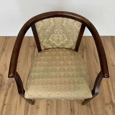 Кресло Капри-6 600 х 590 х 790 мм / тон 24 / сп Caledonia mocca / сид Caledonia diamond mocca мебель