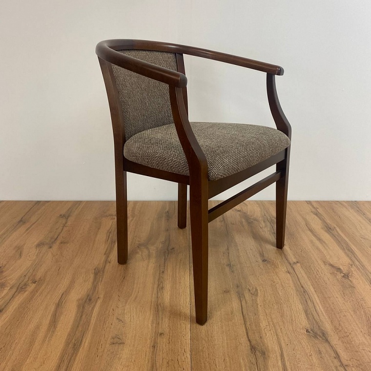 Кресло Капри-6 600 х 590 х 790 мм / тон 10 / рогожка Scandinavia brown wood мебель