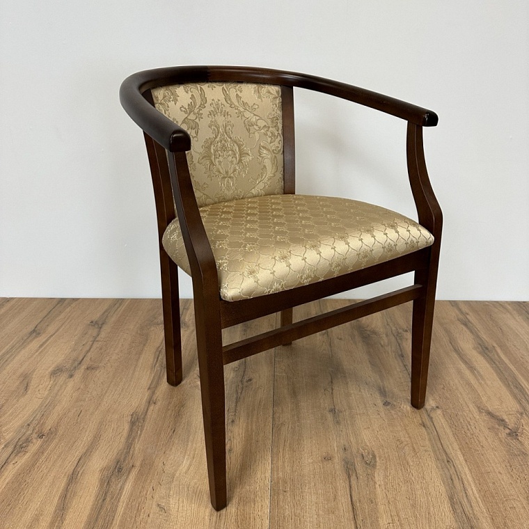 Кресло Капри-6 600 х 590 х 790 мм / тон 24 / сп Caledonia mocca / сид Caledonia diamond mocca мебель